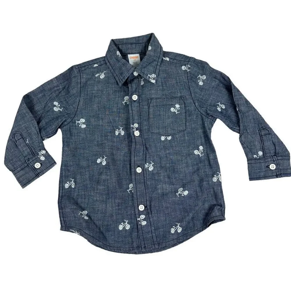 Gymboree Boys Button Up shirts and Vest size 2T